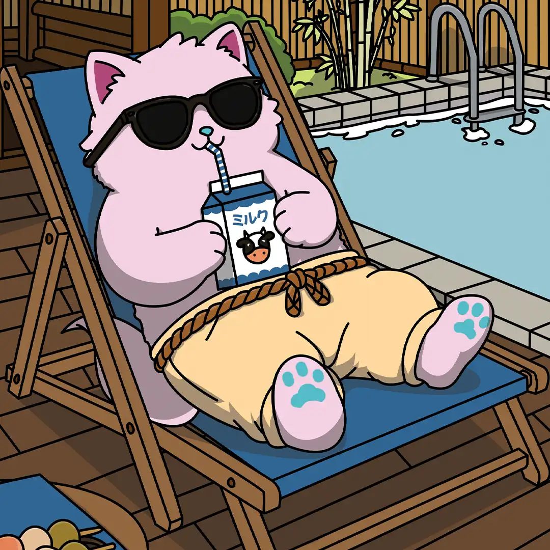 Gros plan sur le chat du Print Canicule